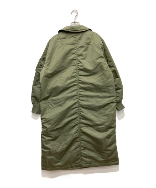 yuw（ユウ）yuw (ユウ) ナイロンツイルトレンチコート グリーン サイズ:free 未使用品の古着・服飾アイテム