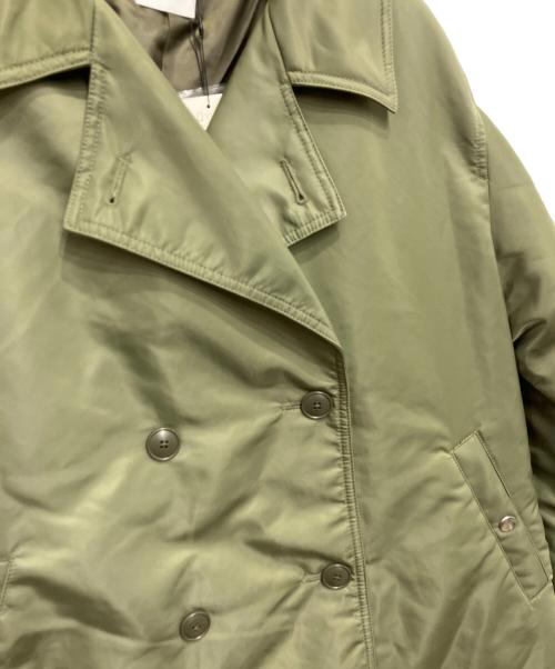 yuw（ユウ）yuw (ユウ) ナイロンツイルトレンチコート グリーン サイズ:free 未使用品の古着・服飾アイテム