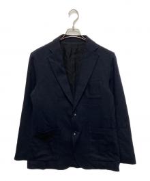 SOPHNET.（ソフネット）の古着「LIGHT STRETCH TWEED 2BUTTON JACKET」｜ネイビー