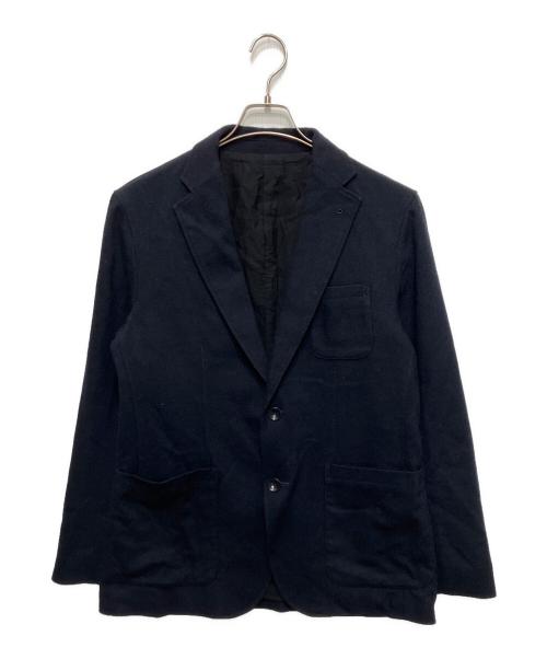 SOPHNET.（ソフネット）SOPHNET. (ソフネット) LIGHT STRETCH TWEED 2BUTTON JACKET ネイビー サイズ:Ｌの古着・服飾アイテム