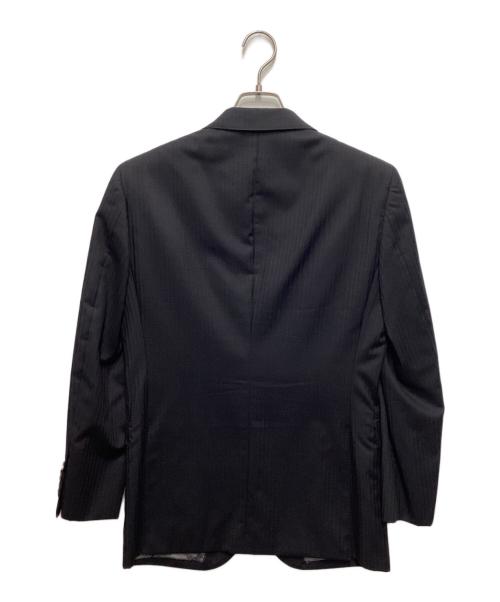 BLACK LABEL CRESTBRIDGE（ブラックレーベル クレストブリッジ）BLACK LABEL CRESTBRIDGE (ブラックレーベル クレストブリッジ) ウールテーラードジャケット ブラック サイズ:36Rの古着・服飾アイテム