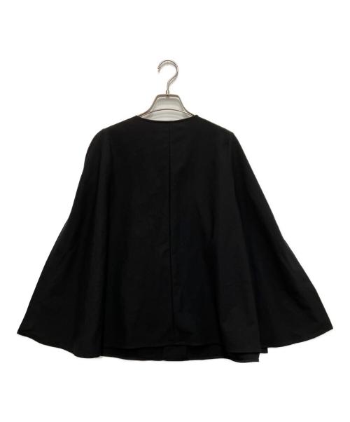 CELFORD（セルフォード）CELFORD (セルフォード) リボンディテールケープ ブラック サイズ:SIZE ONEの古着・服飾アイテム