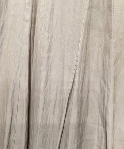 COCODEAL（ココディール）COCODEAL (ココディール) サテンフリルカラーワンピース ブラウン サイズ:2の古着・服飾アイテム