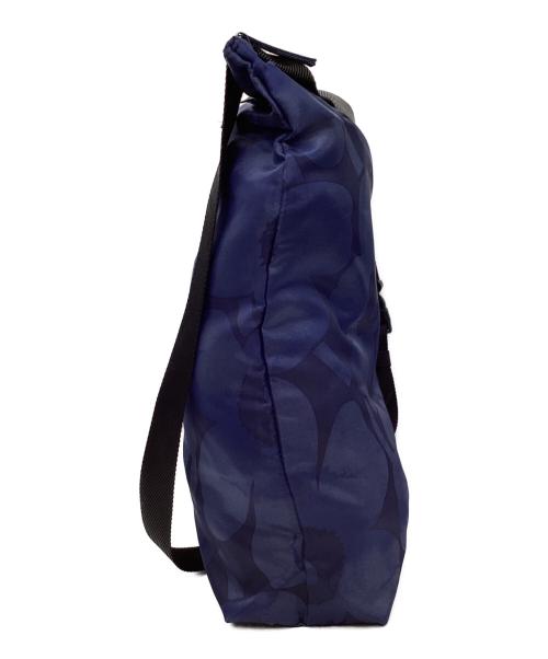 marimekko（マリメッコ）marimekko (マリメッコ) NEAT CROSSBODY UNIKKO Mショルダーバッグ（ニートクロスボディウニッコMショルダーバッグ） ネイビーの古着・服飾アイテム