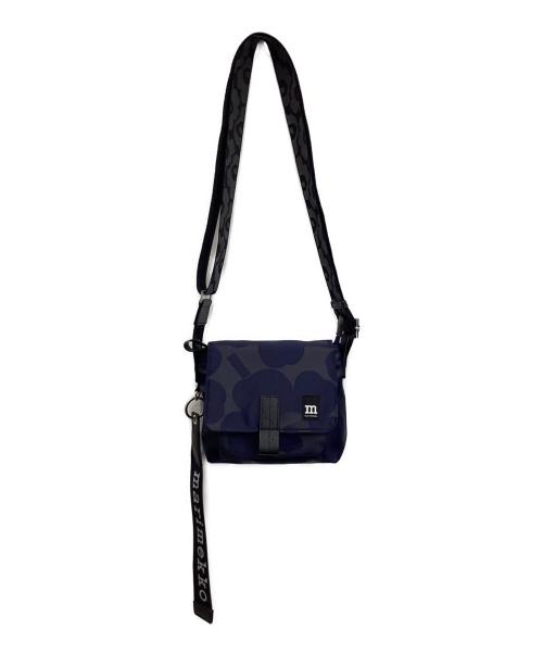 marimekko（マリメッコ）marimekko (マリメッコ) MINI MESSENGER UNIKKOショルダーバッグ（ミニメッセンジャーウニッコショルダーバッグ） ネイビーの古着・服飾アイテム