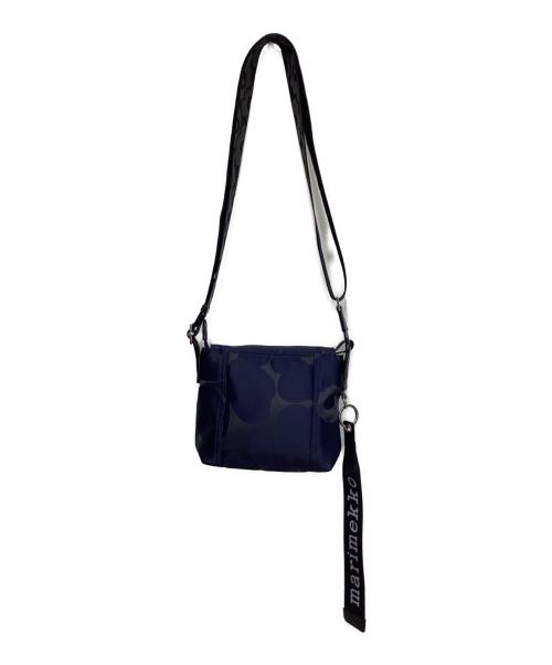 marimekko（マリメッコ）marimekko (マリメッコ) MINI MESSENGER UNIKKOショルダーバッグ（ミニメッセンジャーウニッコショルダーバッグ） ネイビーの古着・服飾アイテム