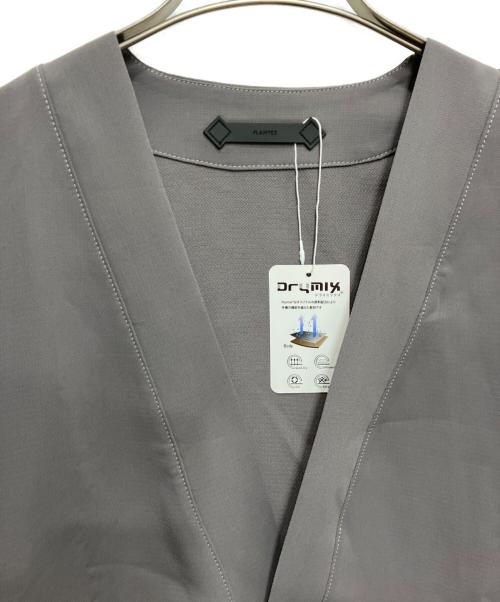 SIMPLICITE（シンプリシテ）SIMPLICITE (シンプリシテ) FLANTEX/Vネックカーディガン グレー サイズ:Lの古着・服飾アイテム