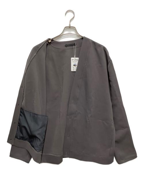 SIMPLICITE（シンプリシテ）SIMPLICITE (シンプリシテ) FLANTEX/Vネックカーディガン グレー サイズ:Lの古着・服飾アイテム