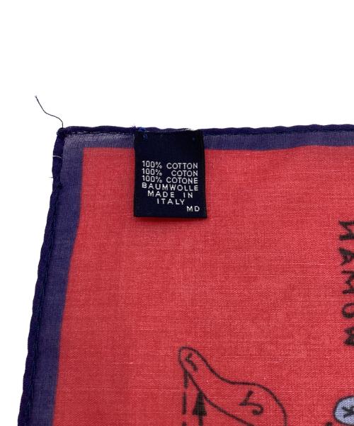 DRAKE'S（ドレイクス）DRAKE'S (ドレイクス) バンダナスカーフ レッドの古着・服飾アイテム