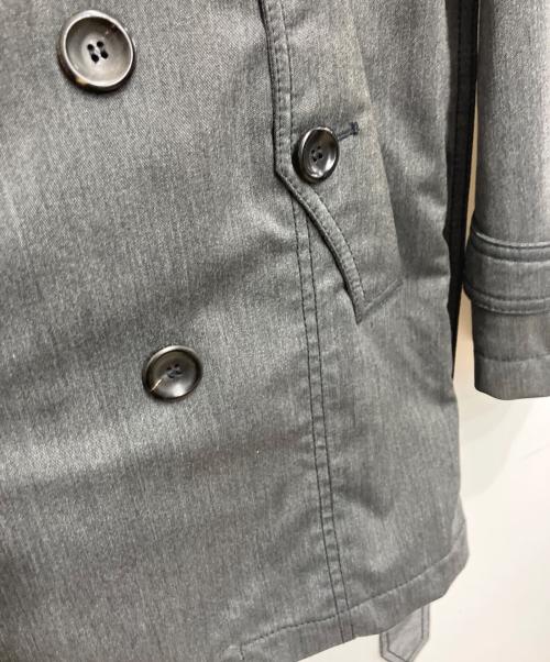 ARMANI COLLEZIONI（アルマーニ コレツィオーニ）ARMANI COLLEZIONI (アルマーニ コレツィオーニ) ハーフコート グレー サイズ:36の古着・服飾アイテム