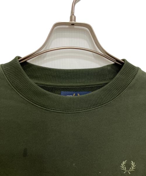 FRED PERRY（フレッドペリー）FRED PERRY (フレッドペリー) クルーネックスウェット グリーン サイズ:Sの古着・服飾アイテム