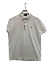 FRED PERRY（フレッドペリー）の古着「半袖ポロシャツ」｜ホワイト