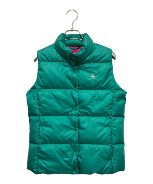 MUNSING WEAR（マンシングウェア）MUNSING WEAR (マンシングウェア) ヒートナビダウンダウンベスト グリーン サイズ:Mの古着・服飾アイテム