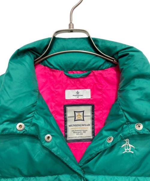 MUNSING WEAR（マンシングウェア）MUNSING WEAR (マンシングウェア) ヒートナビダウンダウンベスト グリーン サイズ:Mの古着・服飾アイテム