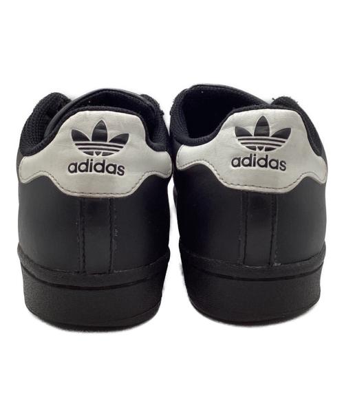 adidas（アディダス）adidas (アディダス) SUPER STAR（スーパースター） ブラック サイズ:24の古着・服飾アイテム