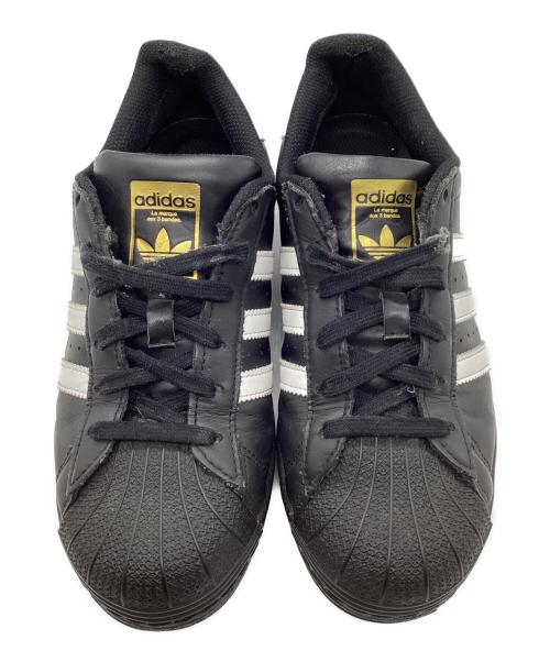 adidas（アディダス）adidas (アディダス) SUPER STAR（スーパースター） ブラック サイズ:24の古着・服飾アイテム