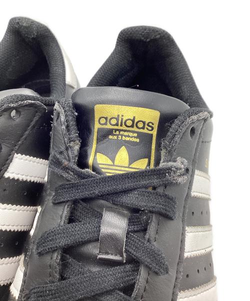 adidas（アディダス）adidas (アディダス) SUPER STAR（スーパースター） ブラック サイズ:24の古着・服飾アイテム