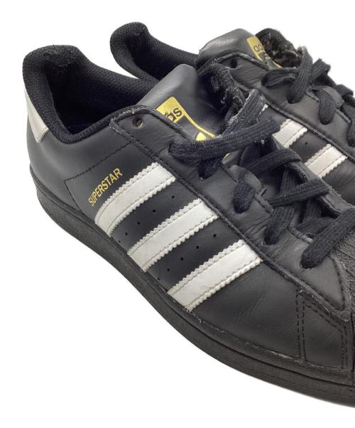 adidas（アディダス）adidas (アディダス) SUPER STAR（スーパースター） ブラック サイズ:24の古着・服飾アイテム