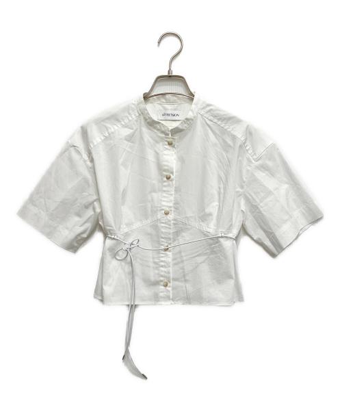 ATTISESSION（アティセッション）ATTISESSION (アティセッション) マオカラーシャツ ホワイト サイズ:freeの古着・服飾アイテム
