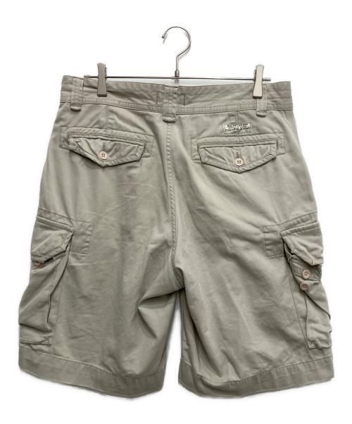 POLO RALPH LAUREN（ポロ・ラルフローレン）POLO RALPH LAUREN (ポロ・ラルフローレン) ハーフカーゴパンツ ベージュ サイズ:33の古着・服飾アイテム