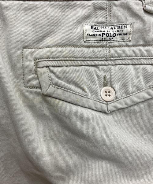 POLO RALPH LAUREN（ポロ・ラルフローレン）POLO RALPH LAUREN (ポロ・ラルフローレン) ハーフカーゴパンツ ベージュ サイズ:33の古着・服飾アイテム