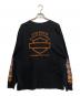 HARLEY-DAVIDSON (ハーレーダビッドソン) フレイムパターンプリントカットソー ブラック サイズ:2XL：5000円
