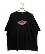 HARLEY-DAVIDSONハーレーダビッドソン）の古着「プリントTシャツ」｜ブラック