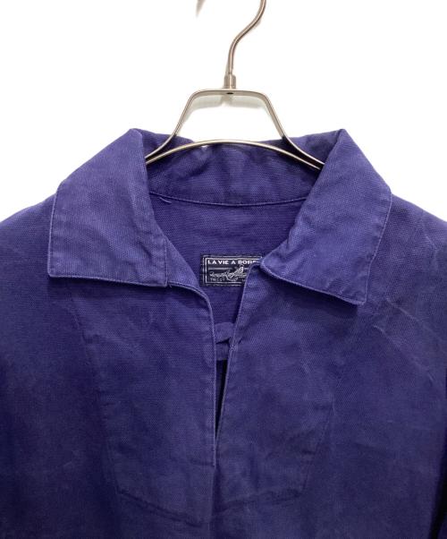 EURO VINTAGE（ユーロヴィンテージ）EURO VINTAGE (ユーロヴィンテージ) フィッシャーマンスモック ブルー サイズ:4の古着・服飾アイテム