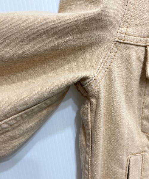 BURBERRY LONDON（バーバリーロンドン）BURBERRY LONDON (バーバリーロンドン) デニムジャケット ベージュ サイズ:38の古着・服飾アイテム