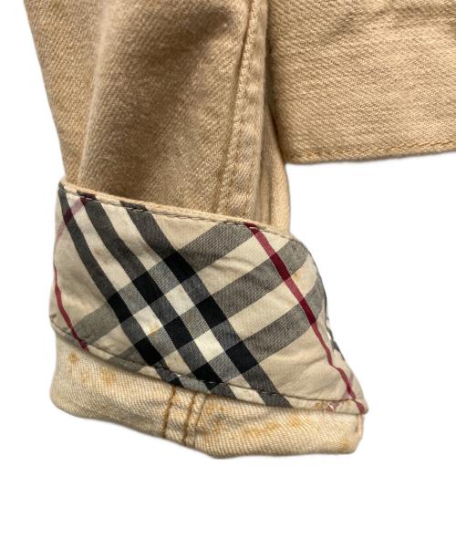 BURBERRY LONDON（バーバリーロンドン）BURBERRY LONDON (バーバリーロンドン) デニムジャケット ベージュ サイズ:38の古着・服飾アイテム