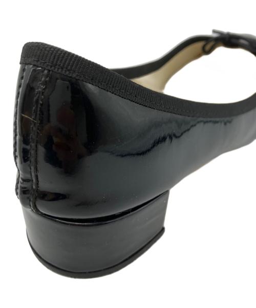 repetto（レペット）repetto (レペット) パテントヒールパンプス ブラック サイズ:39の古着・服飾アイテム