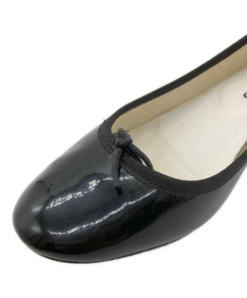 repetto（レペット）repetto (レペット) パテントヒールパンプス ブラック サイズ:39の古着・服飾アイテム