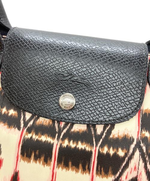 LONGCHAMP（ロンシャン）LONGCHAMP (ロンシャン) ル・プリアージュ ブラック×ホワイトの古着・服飾アイテム