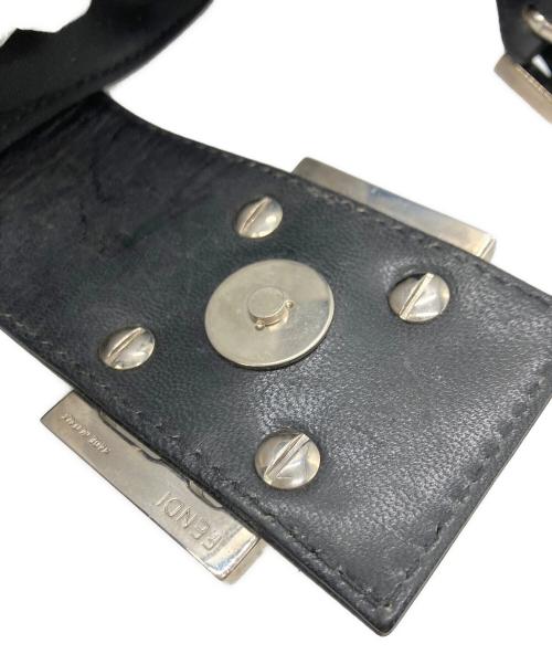 FENDI（フェンディ）FENDI (フェンディ) ジャージーマンマバケットショルダーバッグ ブラックの古着・服飾アイテム