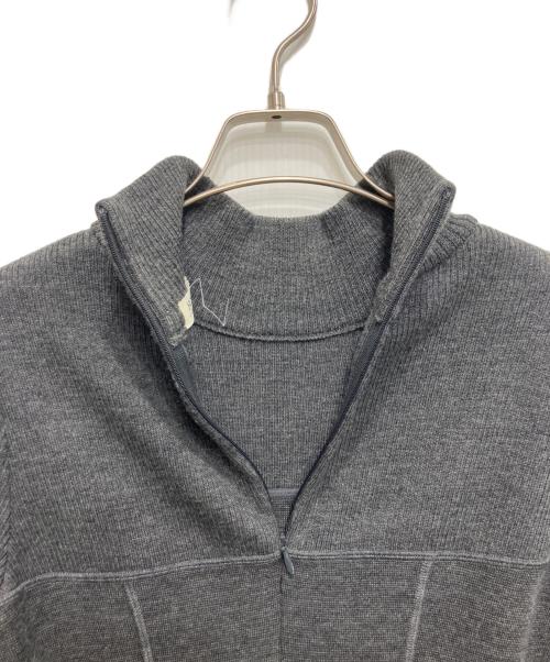 FOXEY（フォクシー）FOXEY (フォクシー) バックジップニットワンピース グレー サイズ:38の古着・服飾アイテム