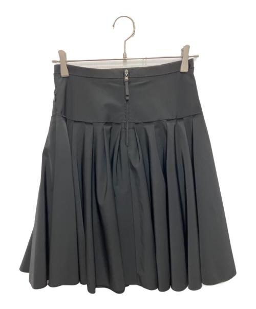 FOXEY NEWYORK（フォクシーニューヨーク）FOXEY NEWYORK (フォクシーニューヨーク) タックミニスカート ブラック サイズ:38の古着・服飾アイテム