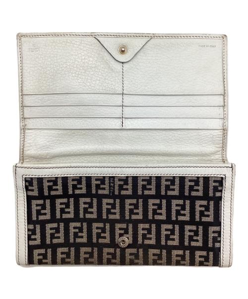 FENDI（フェンディ）FENDI (フェンディ) ズッキーノホワイトレザー ホワイトの古着・服飾アイテム
