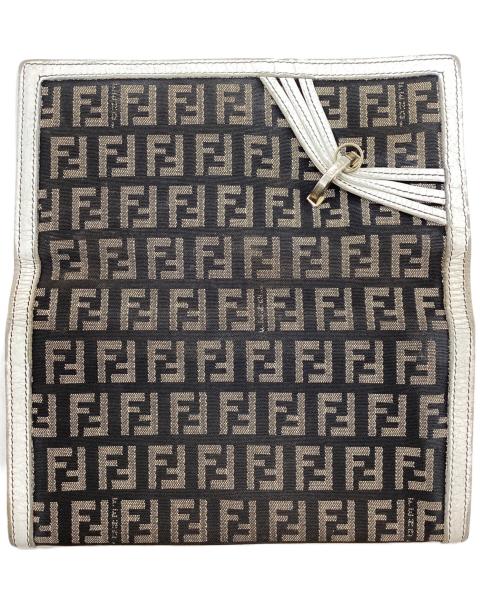 FENDI（フェンディ）FENDI (フェンディ) ズッキーノホワイトレザー ホワイトの古着・服飾アイテム