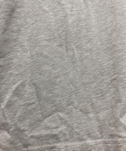 AMI Alexandre Mattiussi（アミアレクサンドルマテュッシ）AMI Alexandre Mattiussi (アミアレクサンドルマテュッシ) 刺繍ロゴTシャツ ベージュ サイズ:XSの古着・服飾アイテム