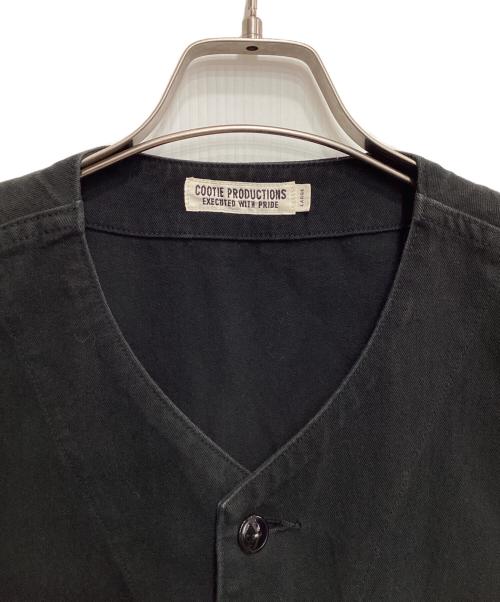 COOTIE PRODUCTIONS（クーティープロダクツ）COOTIE PRODUCTIONS (クーティープロダクツ) ワークベスト ブラック サイズ:Lの古着・服飾アイテム