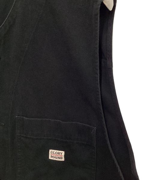 COOTIE PRODUCTIONS（クーティープロダクツ）COOTIE PRODUCTIONS (クーティープロダクツ) ワークベスト ブラック サイズ:Lの古着・服飾アイテム