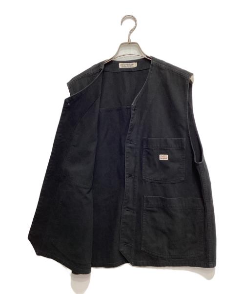 COOTIE PRODUCTIONS（クーティープロダクツ）COOTIE PRODUCTIONS (クーティープロダクツ) ワークベスト ブラック サイズ:Lの古着・服飾アイテム