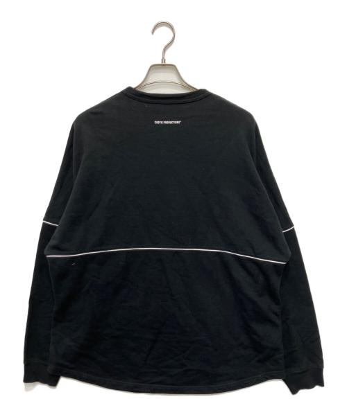 COOTIE PRODUCTIONS（クーティープロダクツ）COOTIE PRODUCTIONS (クーティープロダクツ) クルーネックスウェット ブラック サイズ:Mの古着・服飾アイテム