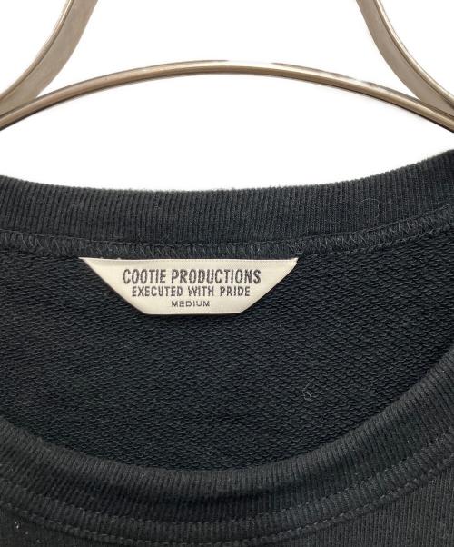 COOTIE PRODUCTIONS（クーティープロダクツ）COOTIE PRODUCTIONS (クーティープロダクツ) クルーネックスウェット ブラック サイズ:Mの古着・服飾アイテム