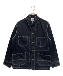 LEE（リー）の古着「DUNGAREES ペイント加工カバーオール」｜ブラック