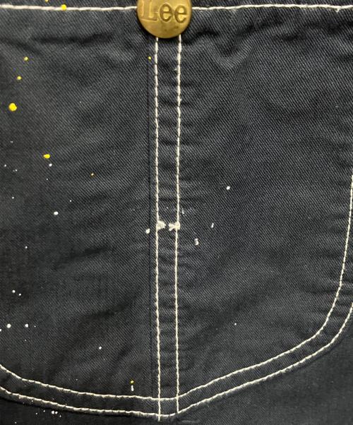 LEE（リー）LEE (リー) DUNGAREES ペイント加工カバーオール ブラック サイズ:Mの古着・服飾アイテム