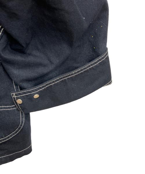 LEE（リー）LEE (リー) DUNGAREES ペイント加工カバーオール ブラック サイズ:Mの古着・服飾アイテム