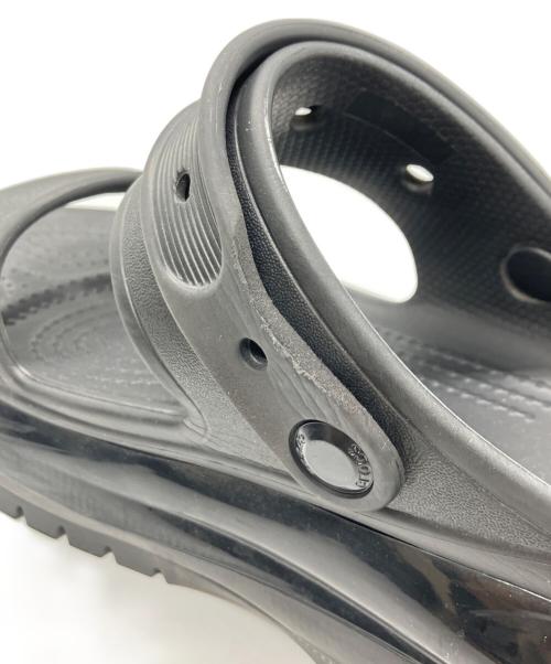 crocs（クロックス）crocs (クロックス) メガクラッシュ 厚底サンダル ブラック サイズ:W8の古着・服飾アイテム