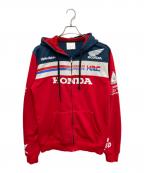 HONDAホンダ）の古着「ジップパーカー」｜レッド