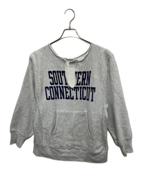 Champion REVERSE WEAVE（チャンピオン リバース ウィーブ）Champion REVERSE WEAVE (チャンピオン リバース ウィーブ) リメイクスウェット グレー サイズ:Mの古着・服飾アイテム